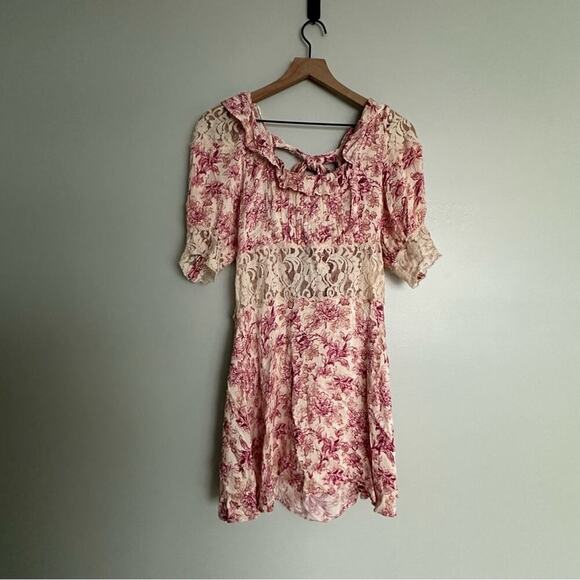 Free People Revolve Lucie Pink Mini Dress - Picture 4 of 8